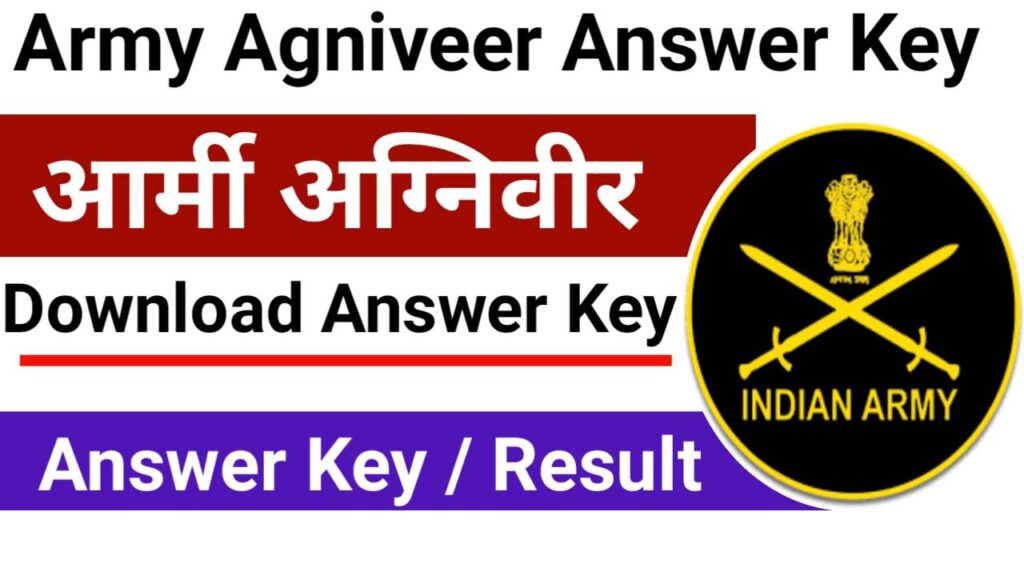 Army Agniveer Answer Key 2025
