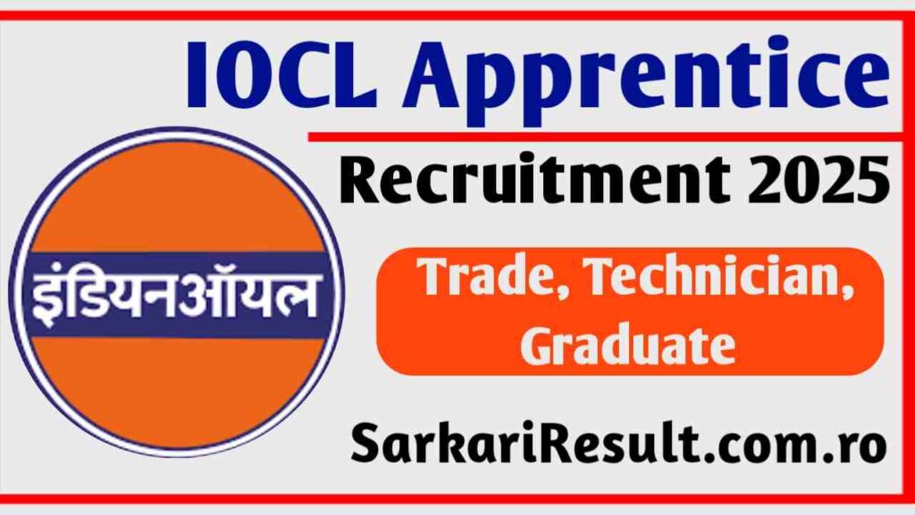 IOCL Apprentice Recruitment 2025